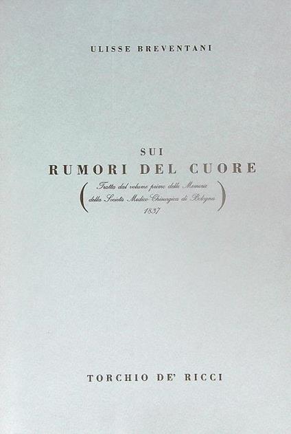Sui rumori del cuore - Ulisse Breventani - copertina