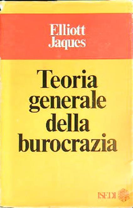 Teoria generale della burocrazia - copertina