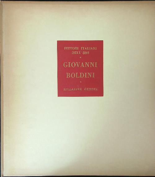 Giovanni Boldini - copertina