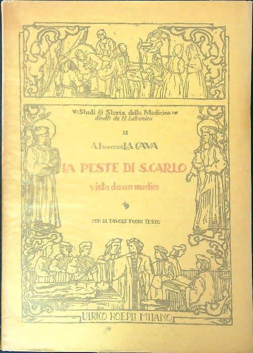 La peste di S. Carlo vista da un medico - A. Francesco La Cava - copertina