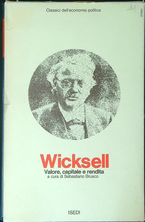Knut Wicksell - copertina