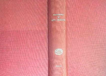 Fondamenti di alta direzione - Ralph Currier Davis - copertina