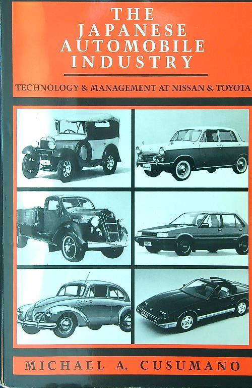 The  Japanese automobile industry - Michael A. Cusumano - copertina
