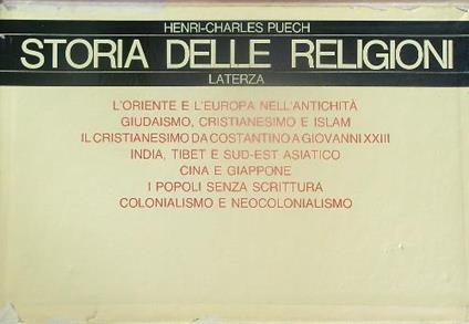 Storia delle religioni. 9vv - Henri-Charles Puech - copertina