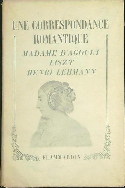 Una correspondance romantique - Solange Joubert - copertina