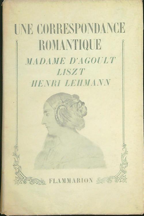 Una correspondance romantique - Solange Joubert - copertina