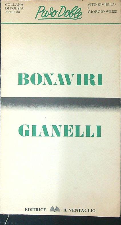 Gianelli Bonaviri - copertina