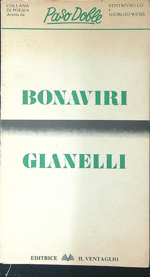 Gianelli Bonaviri - copertina