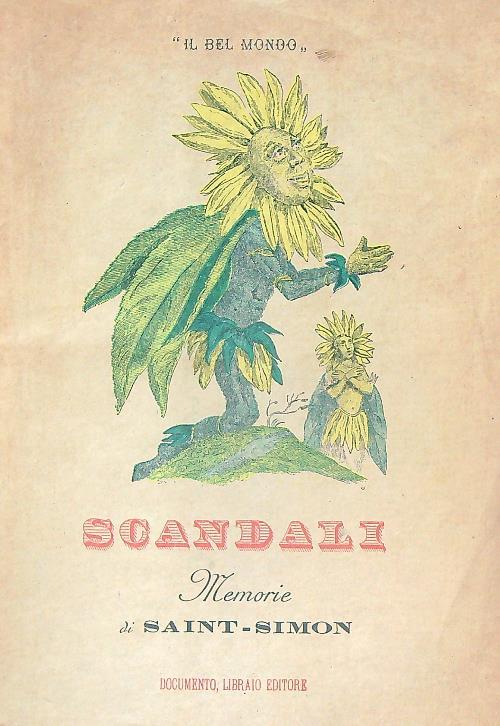 Scandali - Claude-Henri de Saint-Simon - copertina