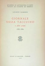 Giornale ossia taccuino e altri scritti 1925 - 1930