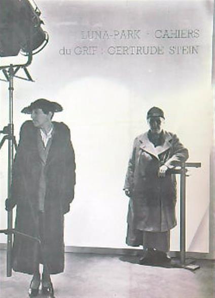 Luna-Park 4 - Cahiers du Grif 21/22: Gertrude Stein - copertina