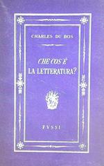 Che cos'è la letteratura?