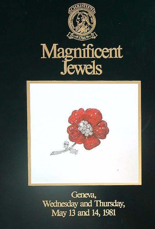 Christiès Genova - Magnificent Jewels. May 13 and 14, 1981 - copertina
