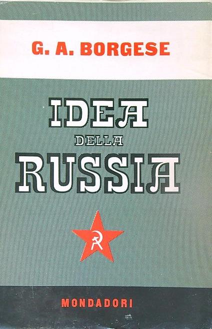Idea della Russia - G.A. Borgese - copertina