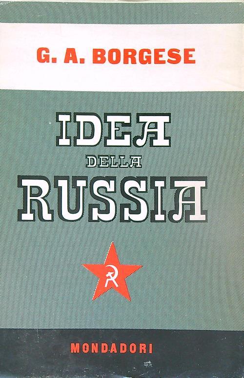 Idea della Russia - G.A. Borgese - copertina
