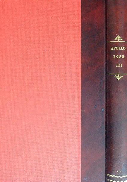 Apollo 1988. Vol III Da settembre 1988 a dicembre 1988 - copertina