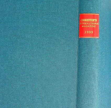 Christiès international magazine 1993 - copertina