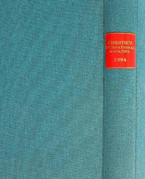 Christiès international magazine 1994 - copertina