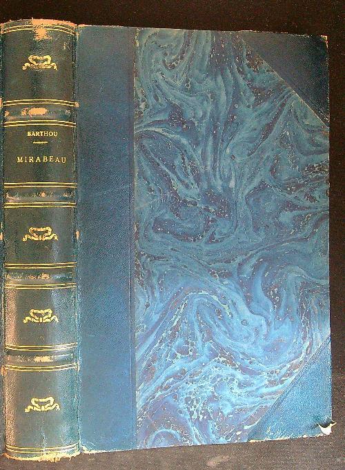 Mirabeau - Louis Barthou - copertina