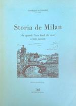Storia de Milan da quand l'era fond de mar a tutt incoeu. Anastatica