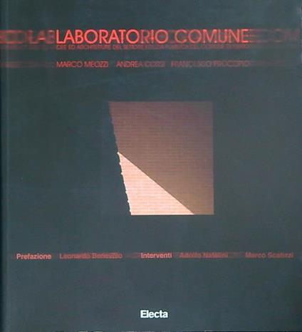 Laboratorio comune - copertina
