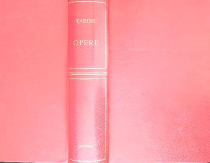 Opere - Giuseppe Parini - copertina