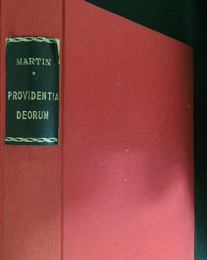 Providentia deorum - Jean-Pierre Martin - copertina