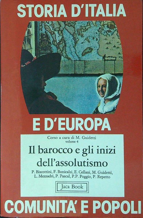 Il barocco e gli inizi dell'assolutismo - M. Guidetti - copertina