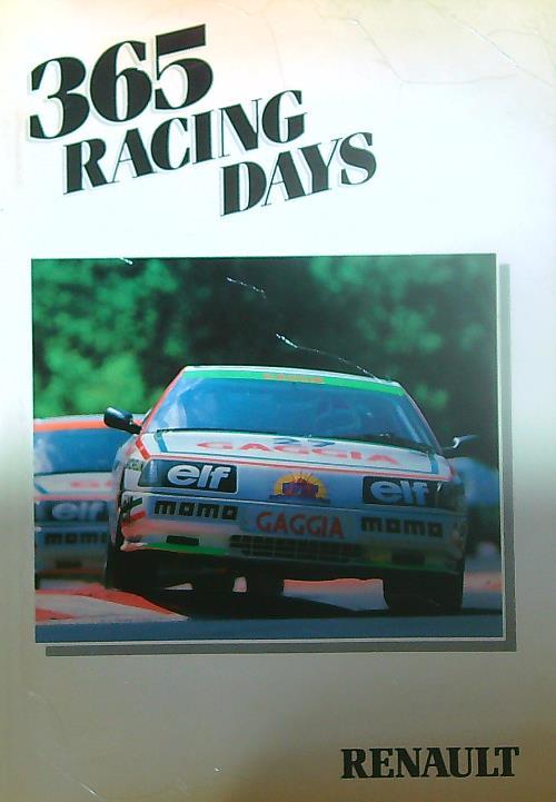 365 racing days 1986 - Paolo D'Alessio - copertina