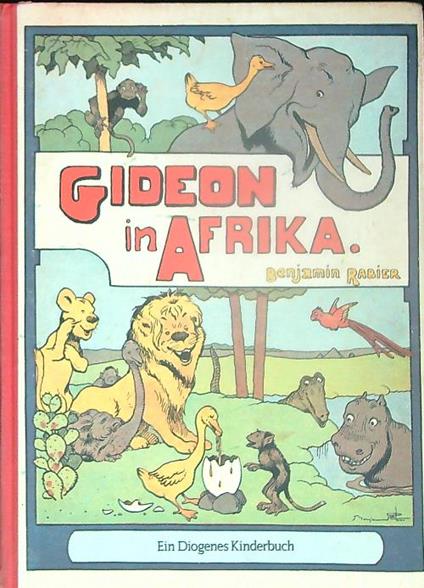 Gideon in Afrika - Benjamin Rabier - copertina