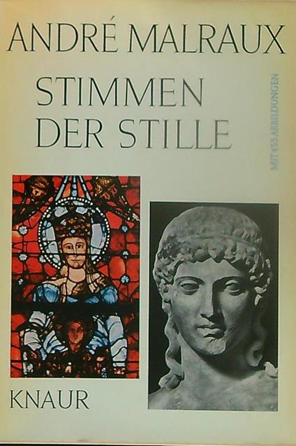 Stimmen der Stille - Andrè Malraux - copertina