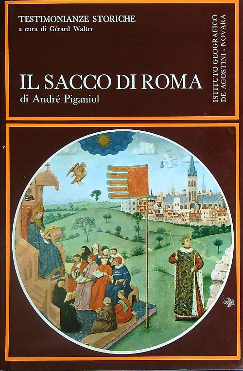 Il sacco di Roma - Andrè Piganiol - copertina