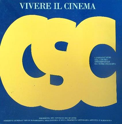 Vivere il cinema - copertina