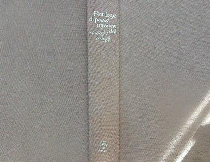 Florilegio di poesie milanesi dal seicento a oggi - Guido Bezzola - copertina