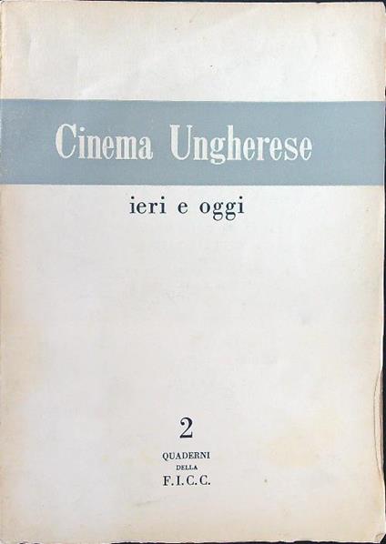 Cinema Ungherese Ieri e Oggi 2 - copertina