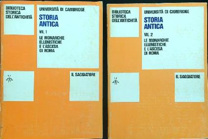 Storia antica VII 2 vv - copertina