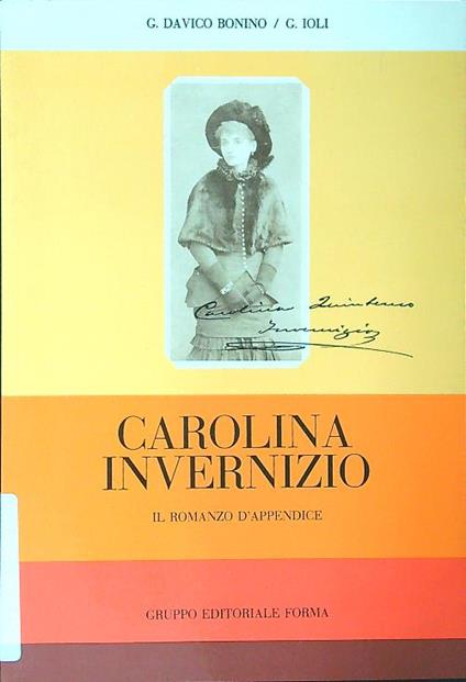 Carolina Invernizio - G. Davico Bonino - copertina