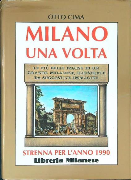 Milano una volta - Otto Cima - copertina