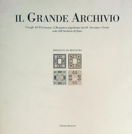 Il grande archivio - copertina