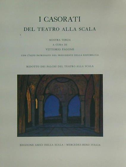 I Casorati del teatro alla scala  - Vittorio Fagone - copertina