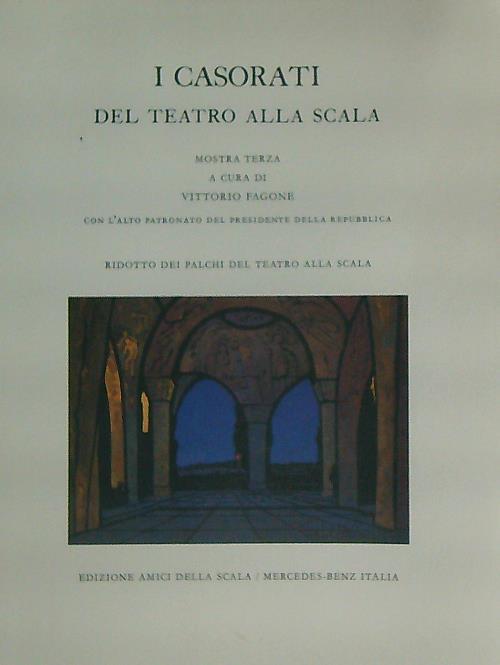I Casorati del teatro alla scala  - Vittorio Fagone - copertina