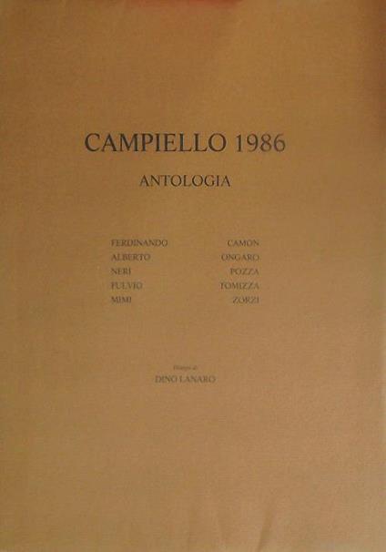 Campiello 1986 Antologia - copertina