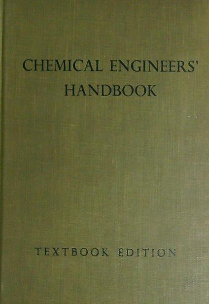 Chemical Engineers' Handbook - John Perry - copertina