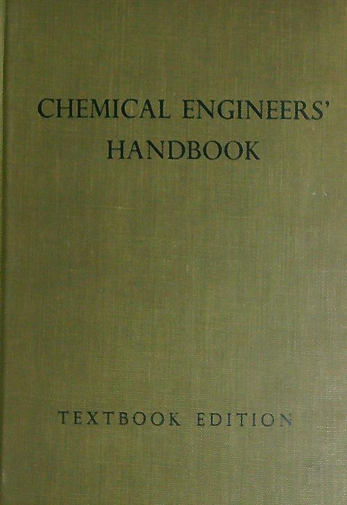 Chemical Engineers' Handbook - John Perry - copertina