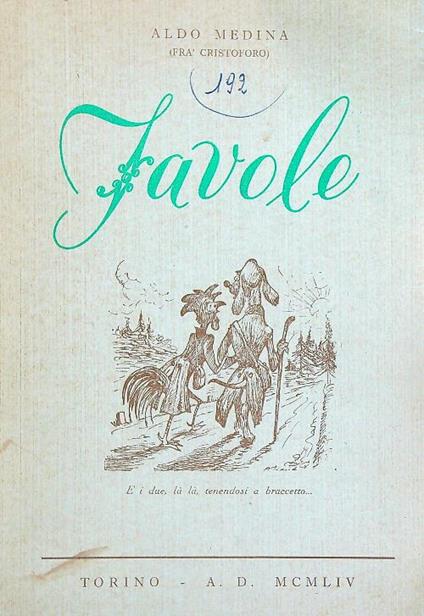 Favole - Aldo Medina - copertina