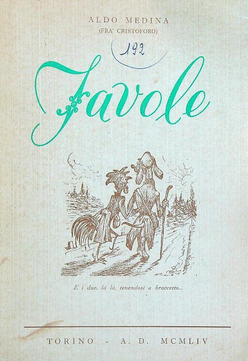 Favole - Aldo Medina - copertina