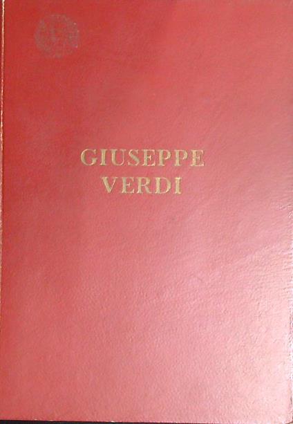 Giuseppe Verdi - copertina