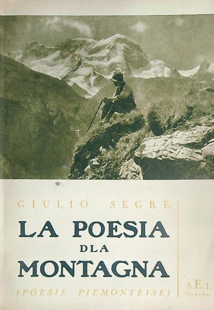 La poesia dla montagna - Giulio Segre - copertina