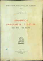 Grammatica Babilonese e Assira