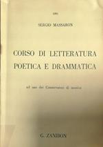 Corso di letteratura poetica e drammatica